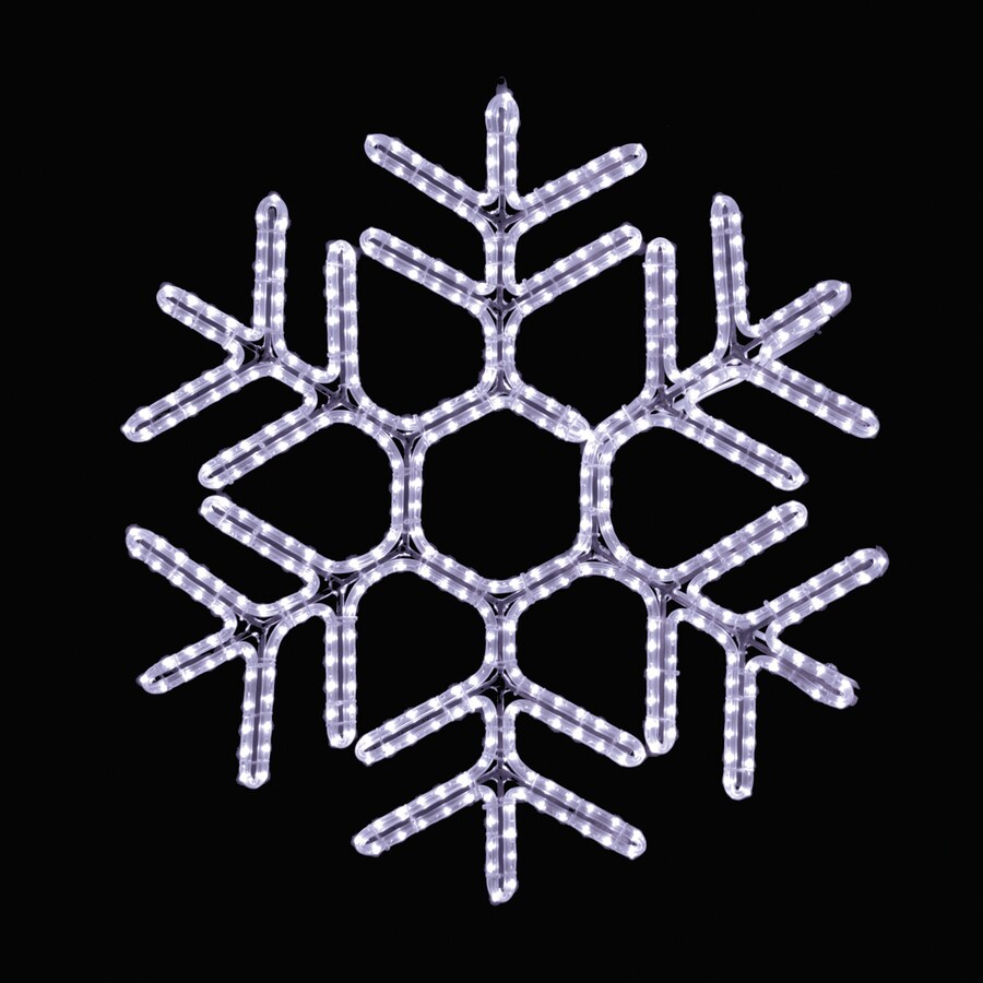 Holiday Lighting Specialists 3ft Hexagon Snowflake Outdoor Christmas