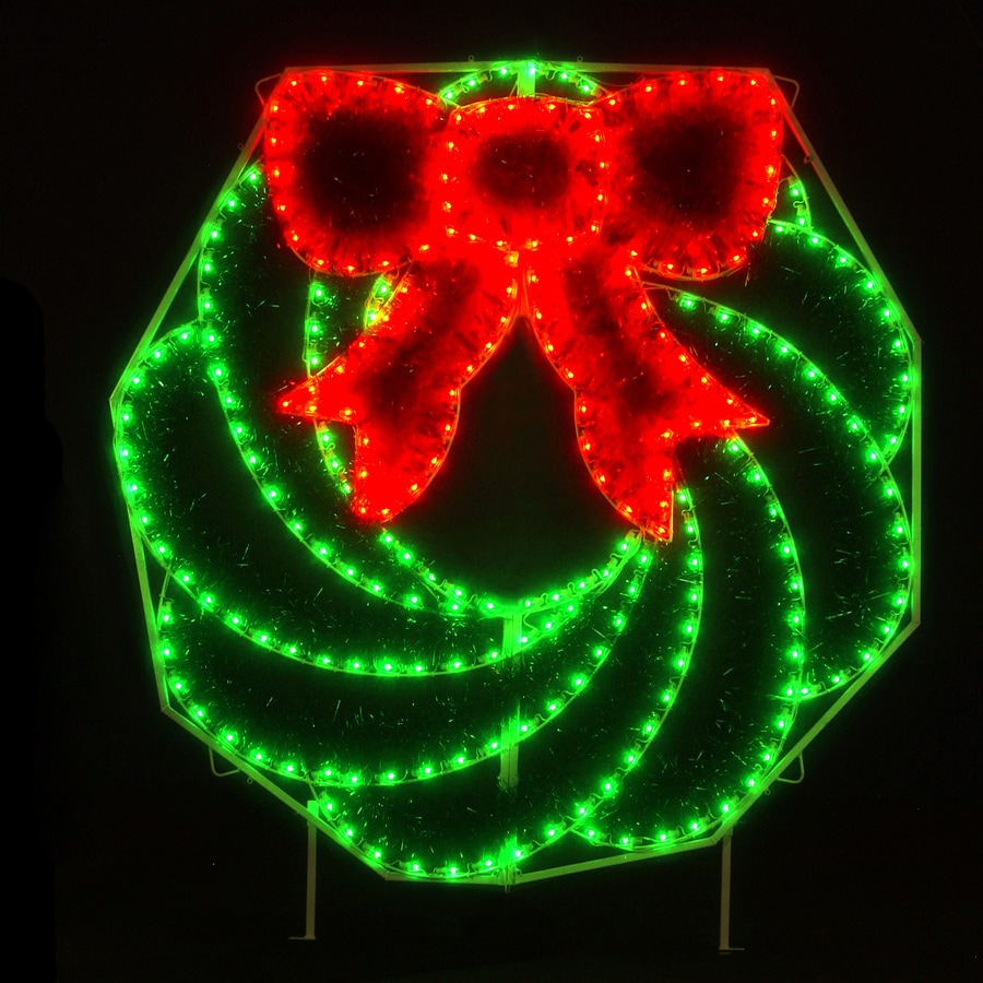 Image 50 of Lighted Wreaths For Outdoors Lowes  baexkcb6