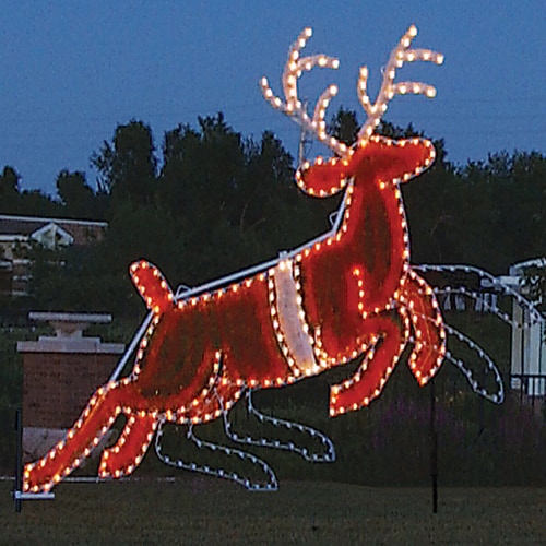 Holiday Lighting Specialists 12.4ft Animated Reindeer Outdoor
