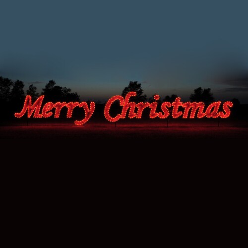 Holiday Lighting Specialists 5.75ft Merry Christmas Outdoor Christmas