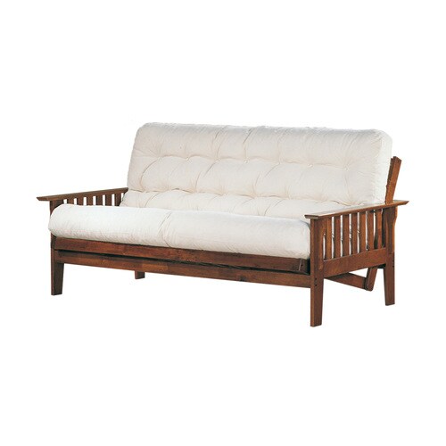 Coaster Fine Furniture Oak Futon in the Futons & Sofa Beds department