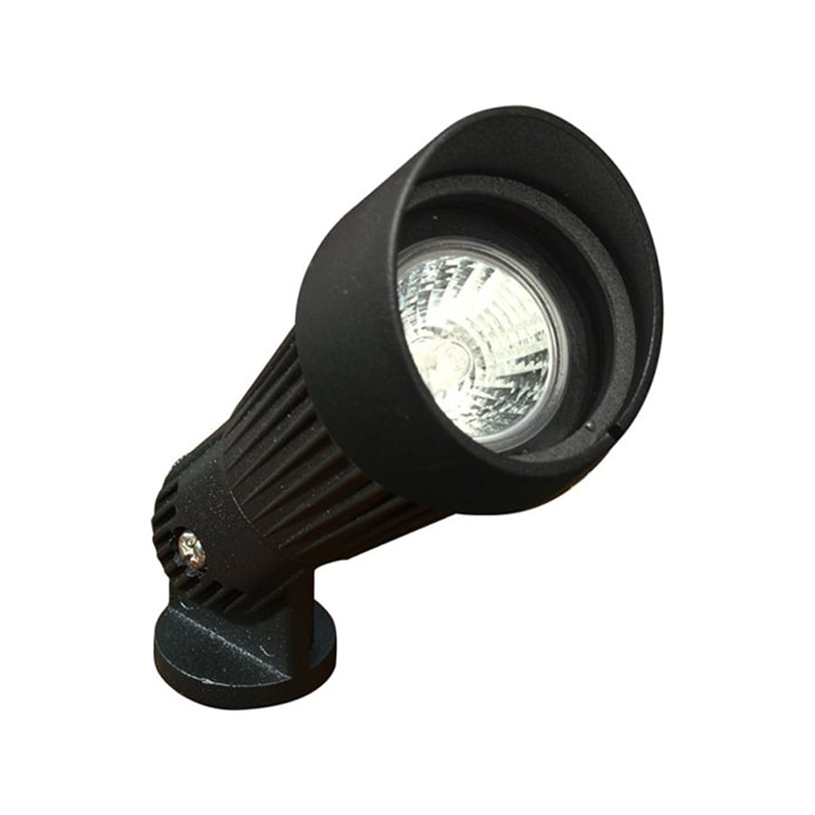 Shop Dabmar Lighting 20 Watt W Equivalent Black Low Voltage Plug In Halogen Spot Light At 0193