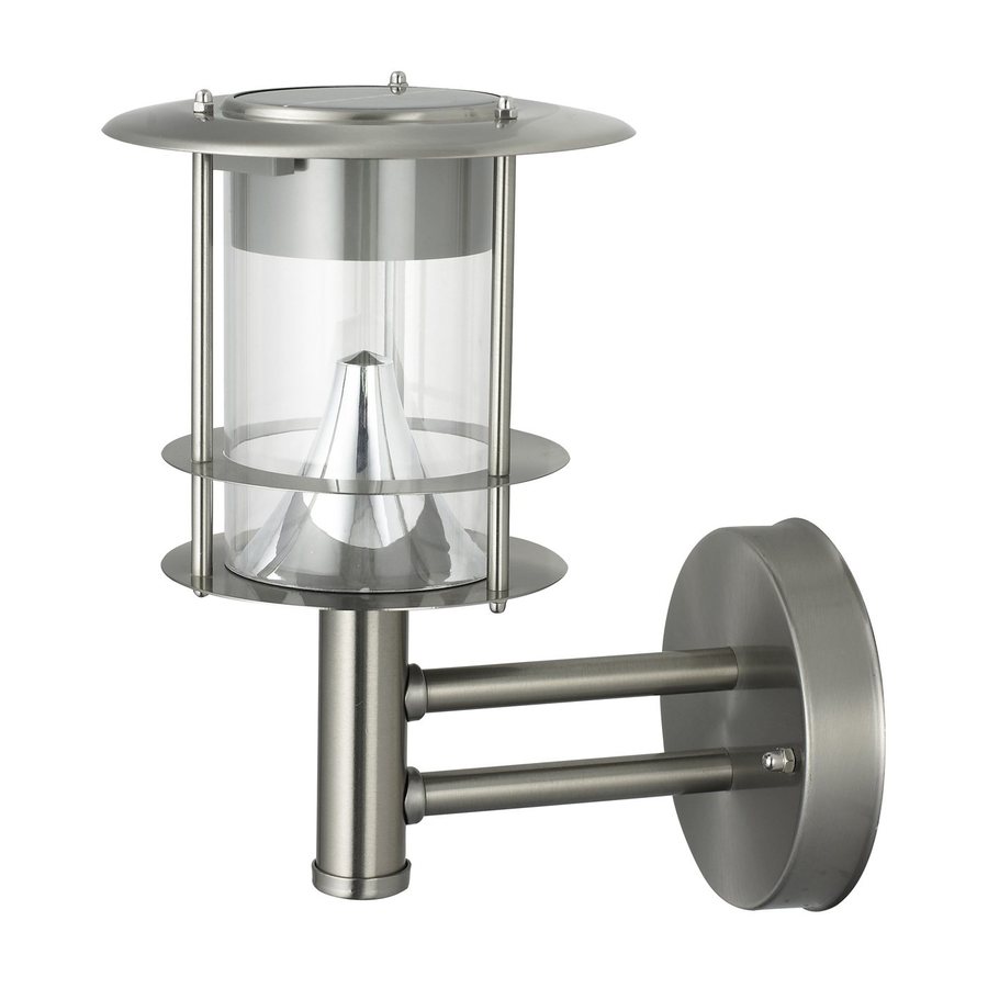 Btr 10 2 In H Brushed Stainless Steel Solar Outdoor Wall Light Btr 10 2 In H Brushed Stainless Steel Solar Outdoor Wall Light