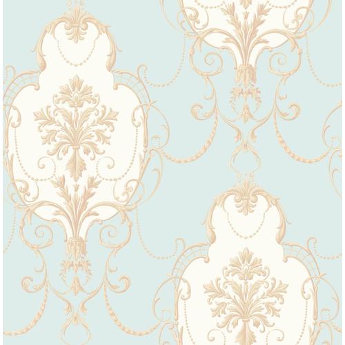 Fine Decor Medley 56.4sq ft Blue NonWoven Abstract Unpasted Wallpaper