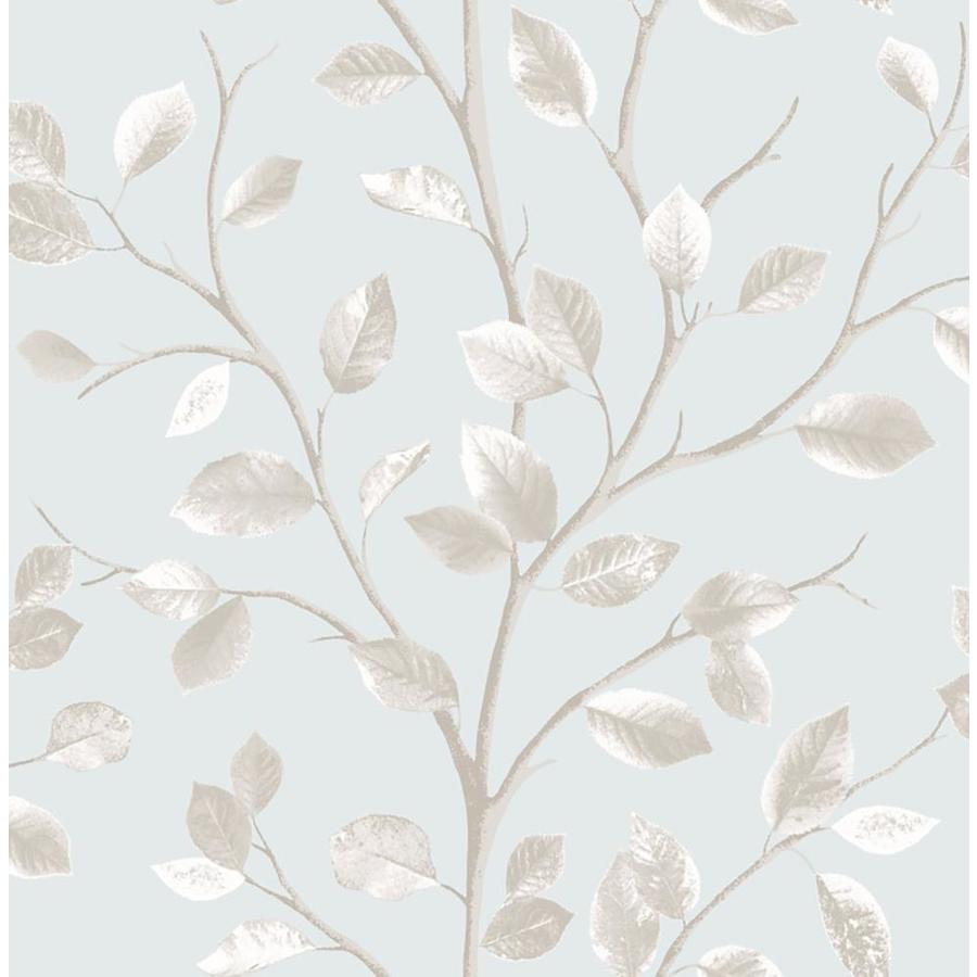 Fine Decor Medley 56.4sq ft Teal Paper Ivy/Vines Unpasted Wallpaper in
