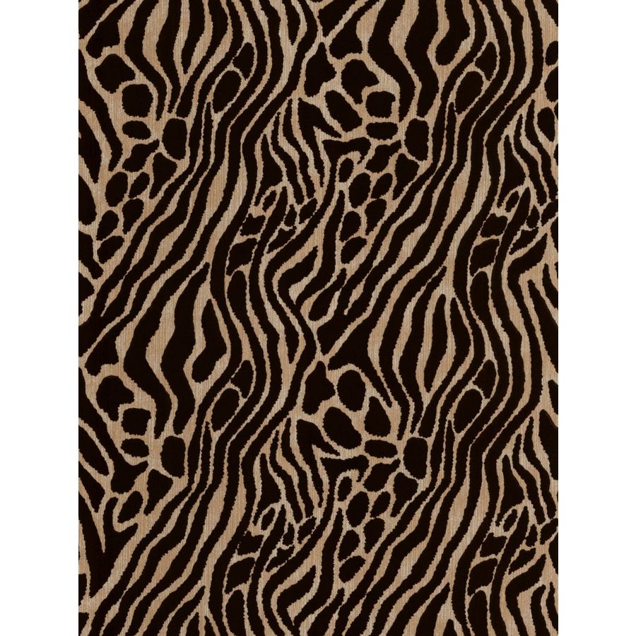 Graham & Brown Julien Macdonald Chocolate Flock Textured Abstract ...