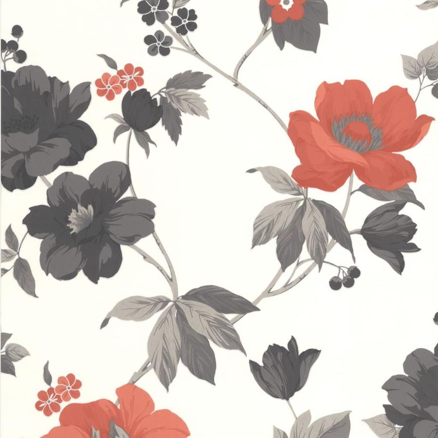 Graham Brown Elinor Carmine Cream Wallpaper