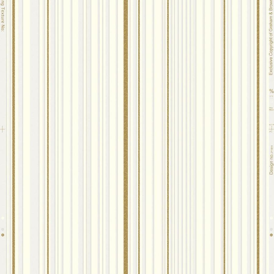 Graham & Brown Marcel Wanders White Vinyl Textured Stripes Wallpaper in ...
