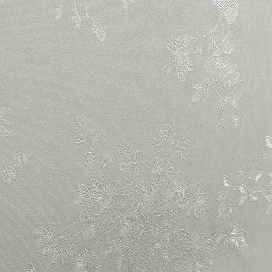 Graham & Brown 32-889 Balmoral 56-sq ft Silver Mist Vinyl Textured Floral Wallpaper