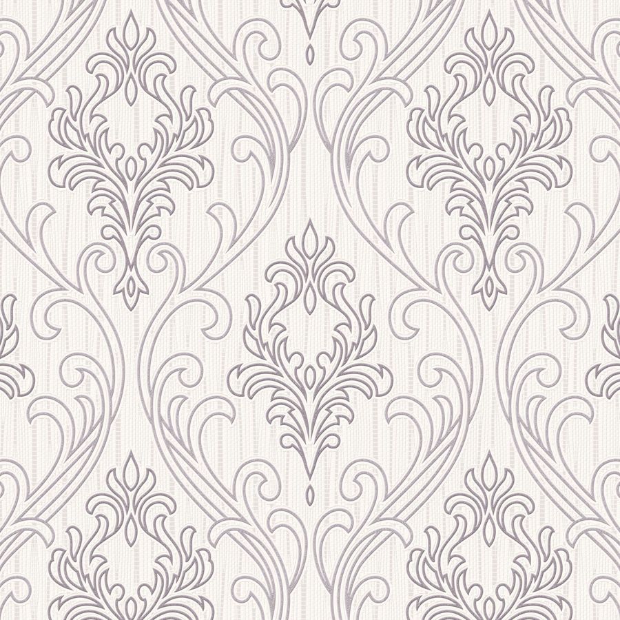 Shop Graham & Brown Lilac/White Peelable Vinyl Unpasted Textured