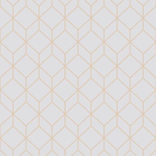 Graham Brown Empress 56 Sq Ft Gray Rose Gold Vinyl