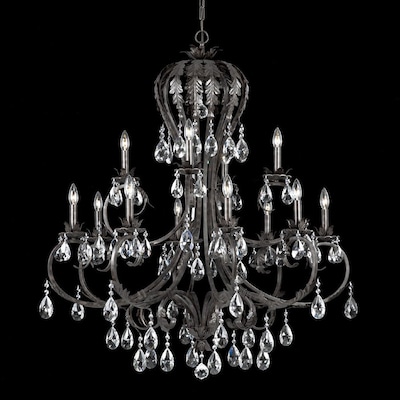 Weinstock Lighting 12 Light Dark Bronze Crystal Accent Weinstock Lighting 12 Light Dark Bronze Crystal Accent
