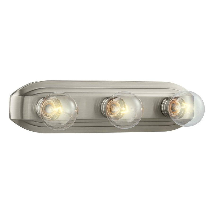 Designers Fountain 3 Light 18 In Brushed Nickel Oval Vanity