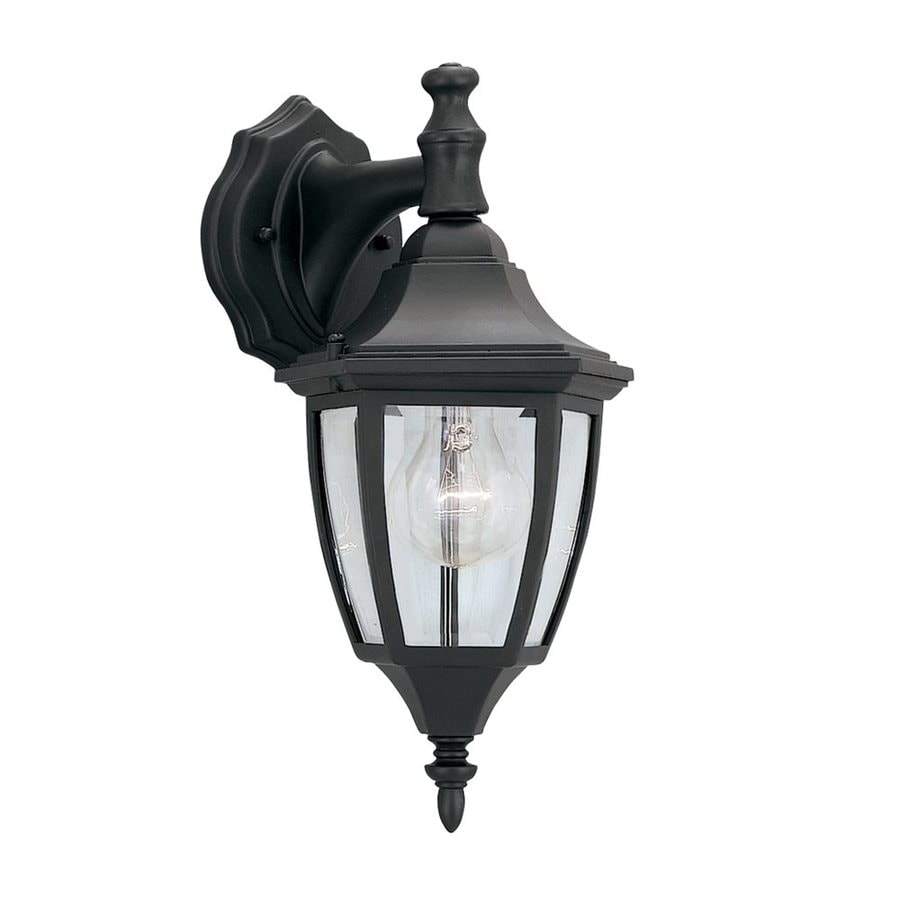 Shop Designer's Fountain 14.25in H Black Outdoor Wall Light at