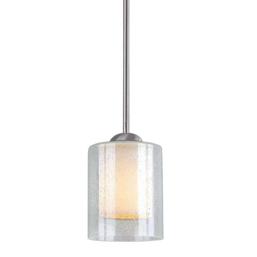 Woodbridge Lighting Cosmo 5 In Satin Nickel Mini Clear Glass Woodbridge Lighting Cosmo 5 In Satin Nickel Mini Clear Glass Cylinder Pendant
