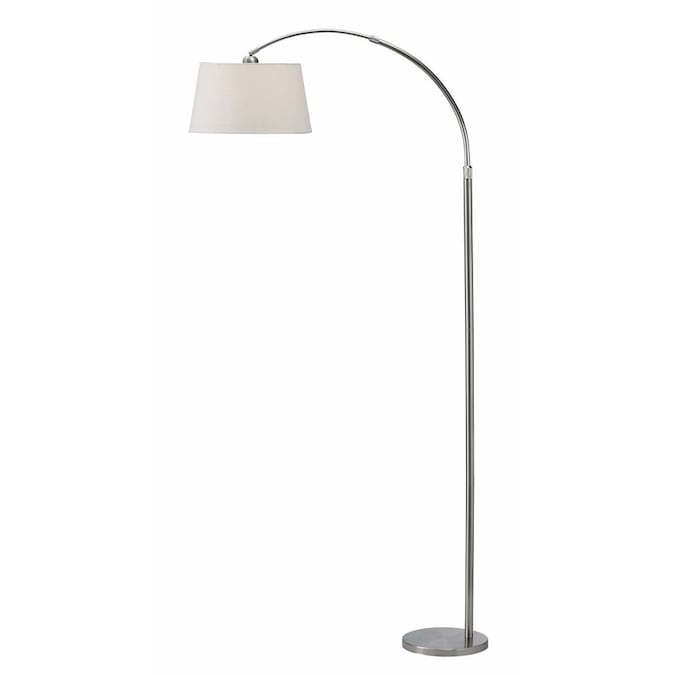 Chrome Indoor Floor Lamp, Curve Arm Floor Lamp