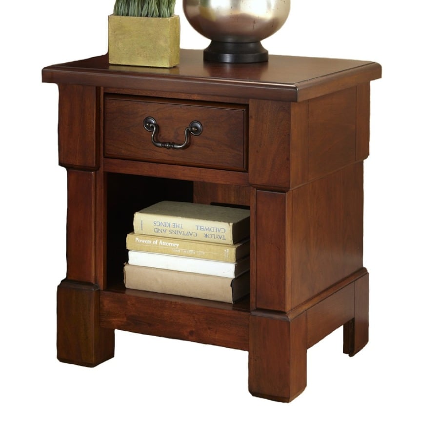 Home Styles Aspen Rustic Cherry Mahogany Nightstand at ...