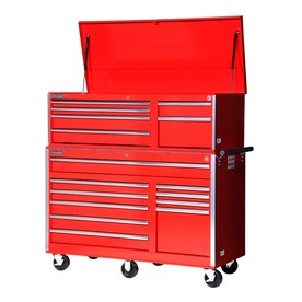 Tool Cabinets At Lowes International Tool Storage 16 Drawer Ball Bearing Steel Cabinet Red