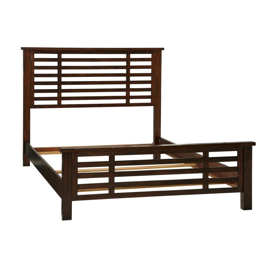 Home Styles Cabin Creek Chestnut Queen Panel Bed At Lowes Com