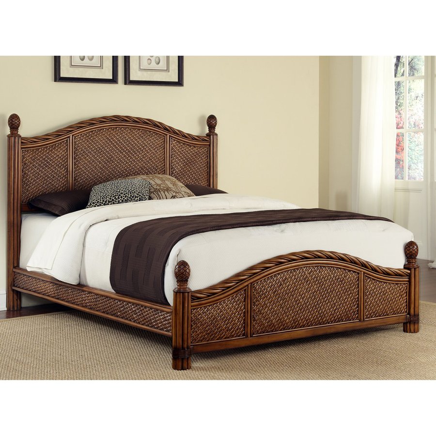 Home Styles Marco Island Cinnamon King Panel Bed At Lowes Home Styles Marco Island Cinnamon King Panel Bed