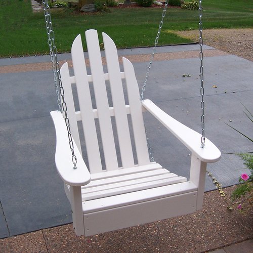 Prairie Leisure Design Satin White Porch Swing At Lowes Com   50152816xl 