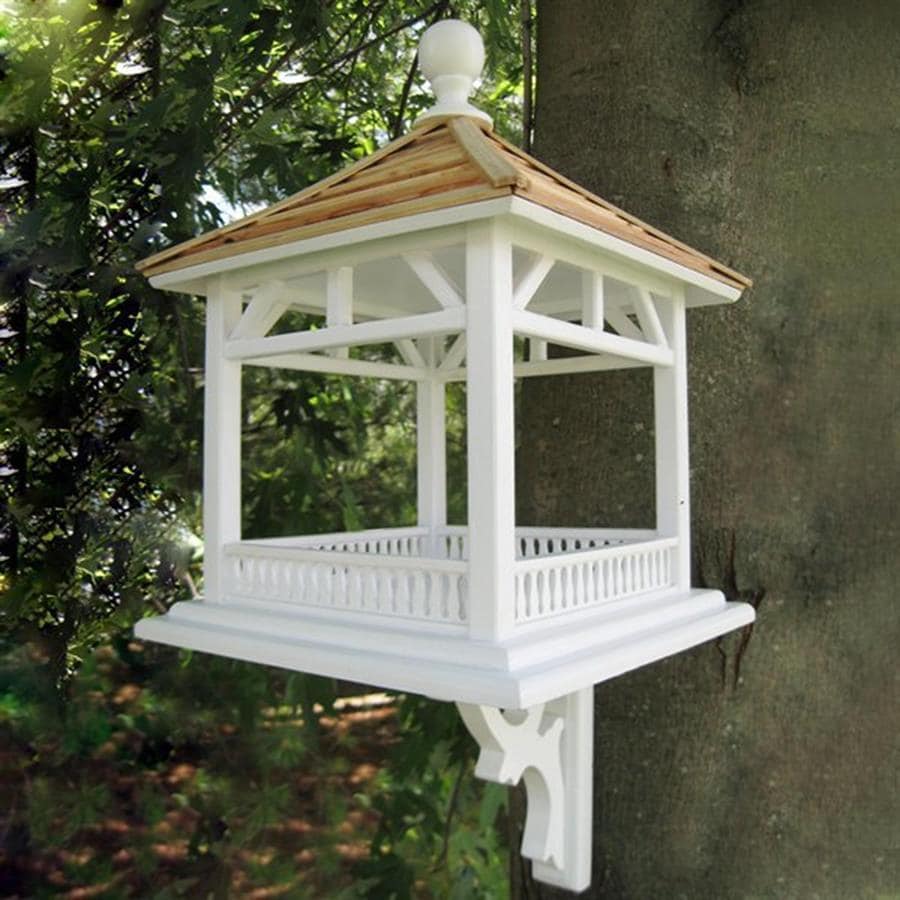 Home Bazaar Classic Wood Platform Bird Feeder at Lowes.com