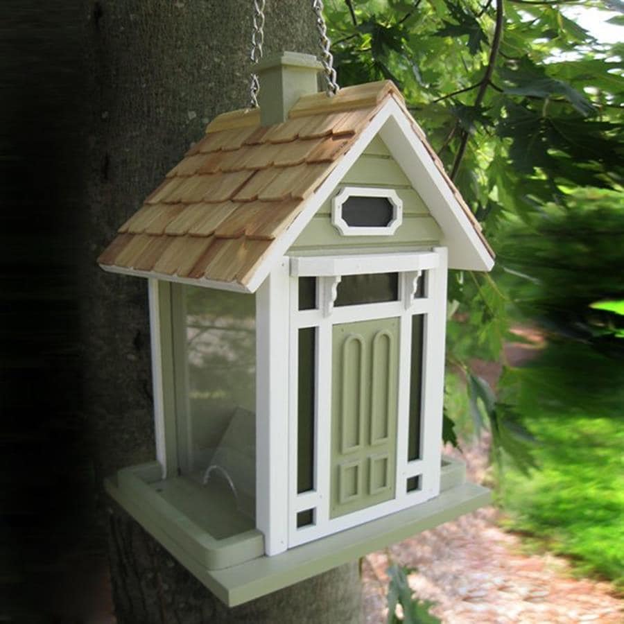 Home Bazaar Fledgling Wood Platform Bird Feeder at