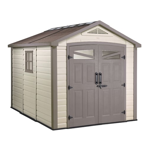 Keter Orion Gable Storage Shed (Common: 9-ft x 9-ft ...