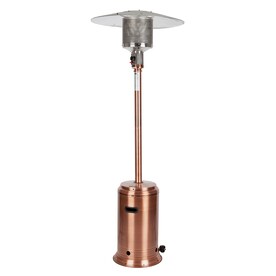 Patio Heaters Accessories At Lowes Fire Sense 46000 Btu Copper Steel Floorstanding Liquid Propane Patio Heater