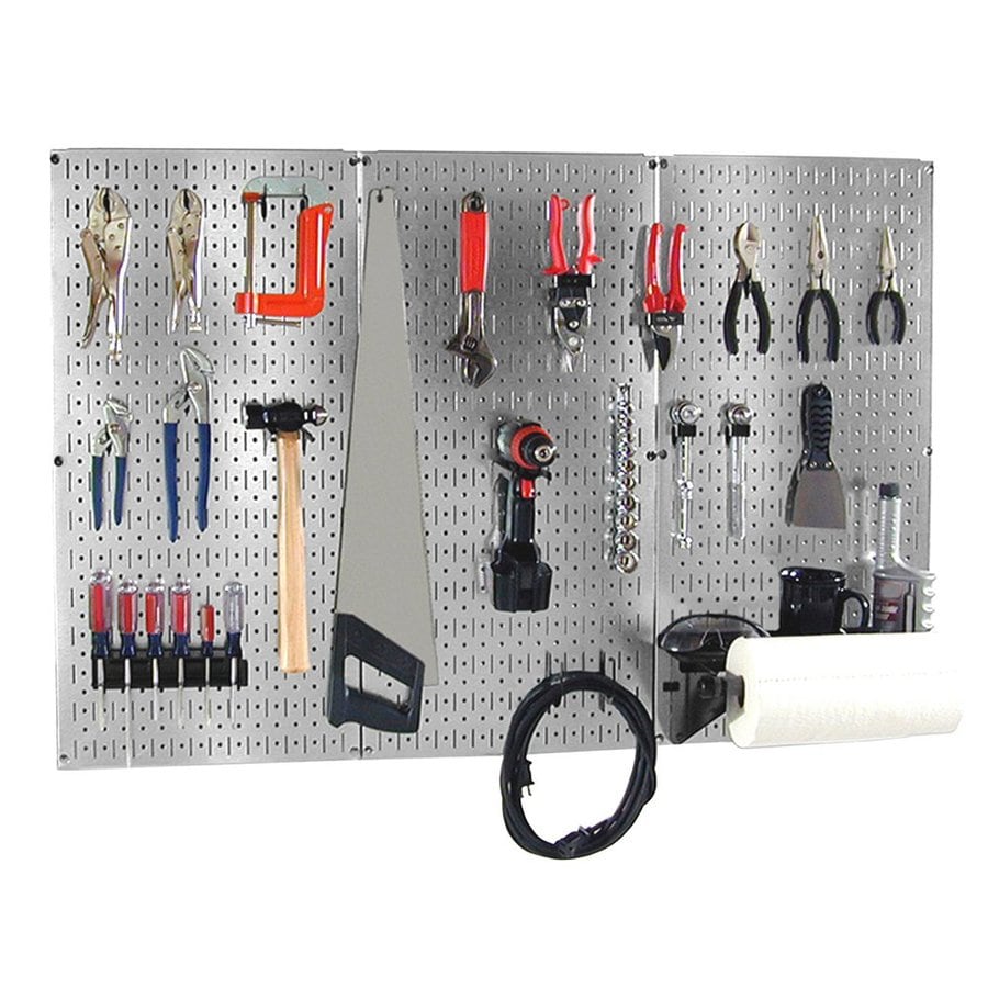 Wall Control 27 Piece Steel Pegboards Kit Actual 48 In X 32 In At   50162757 