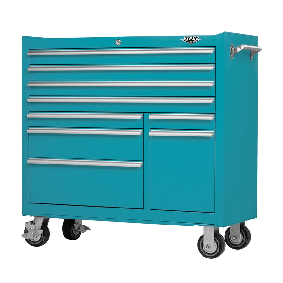 Viper Tool 42 In X 41 9 Drawer Ball Bearing Steel Cabinet Viper Tool 42 In X 41 9 Drawer Ball Bearing Steel Cabinet Blue