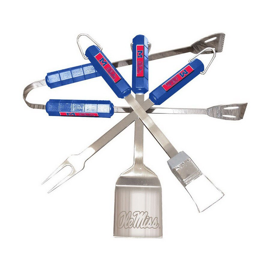 BSI Products 4Pack University of Mississippi Rebels Stainless Steel
