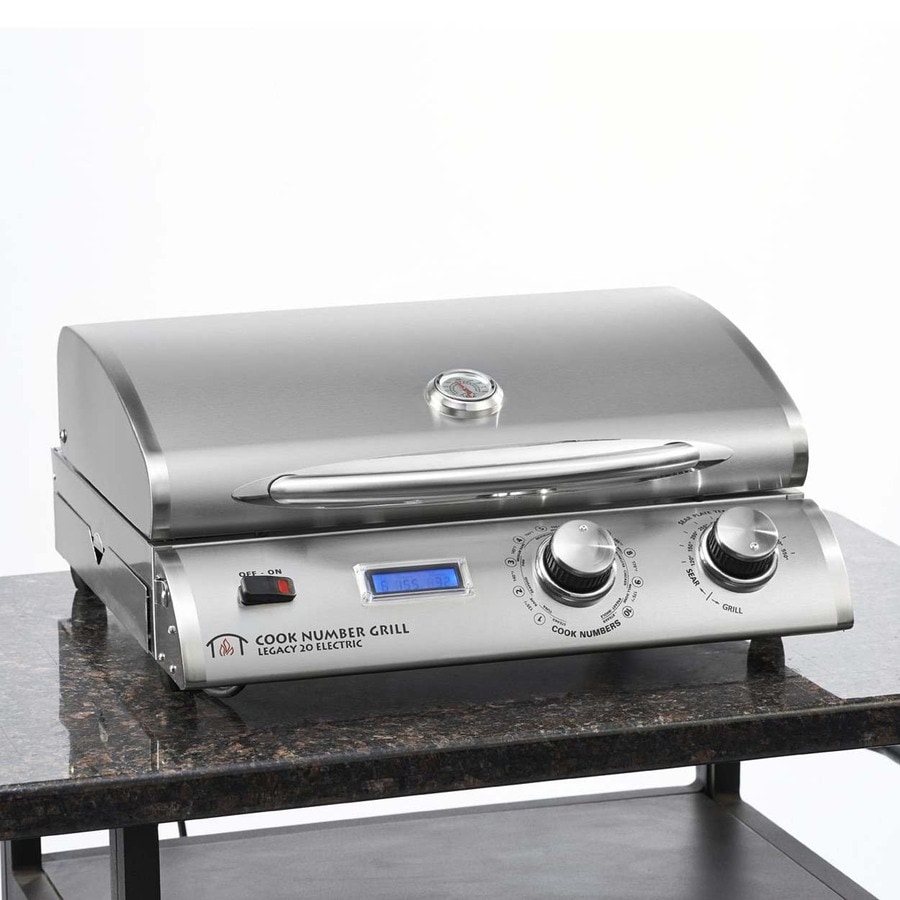 Jeremy Cass Portable Electric Grill - 1600W, Adjustable Temperature  Control, Stainless Steel Cooking Surface, ETL Safety Listed in the Electric  Grills department at