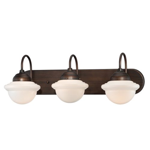 Millennium Lighting Neo-Industrial 3-Light 24-in Rubbed ...