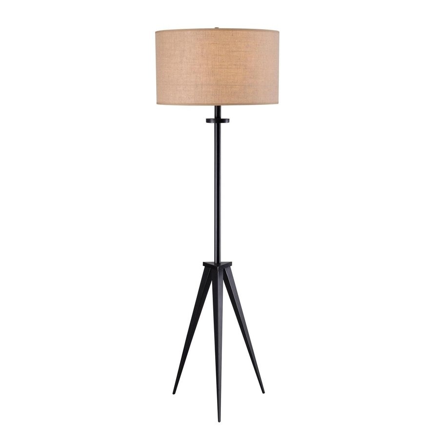 Kenroy Home 58 In Oil Rubbed Bronze 3 Way Tripod Floor Lamp Kenroy Home 58 In Oil Rubbed Bronze 3 Way Tripod Floor Lamp With Fabric
