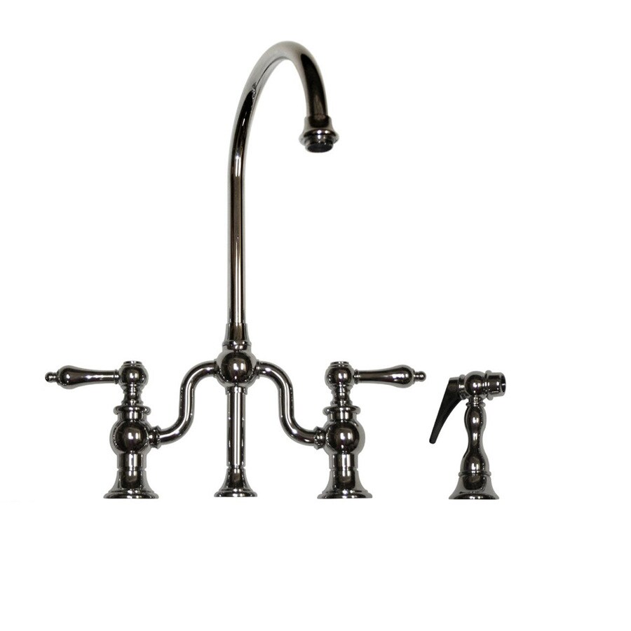 Whitehaus Collection Twisthaus Polished Chrome 2 Handle Deck