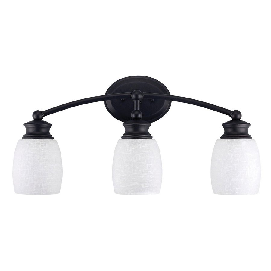 Canarm 3 Light Palms Oil Rubbed Bronze Bathroom Vanity Light At