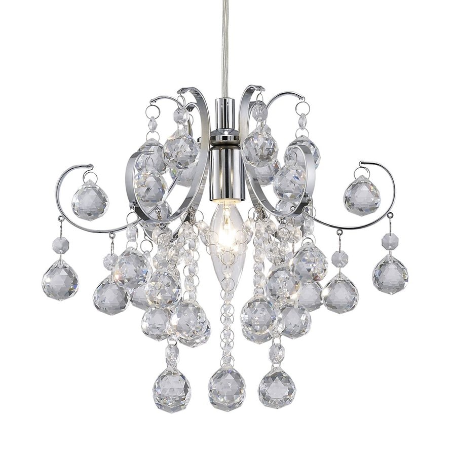 Canarm Tessa 1 Light Chrome Transitional Waterfall Chandelier Canarm Tessa 1 Light Chrome Transitional Waterfall Chandelier