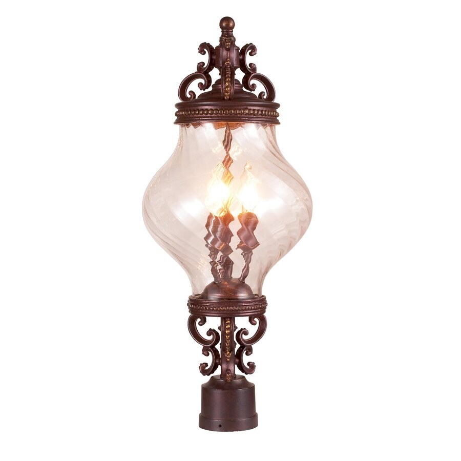  17451-017 Prefect Rust Traditional Outdoor Post Light