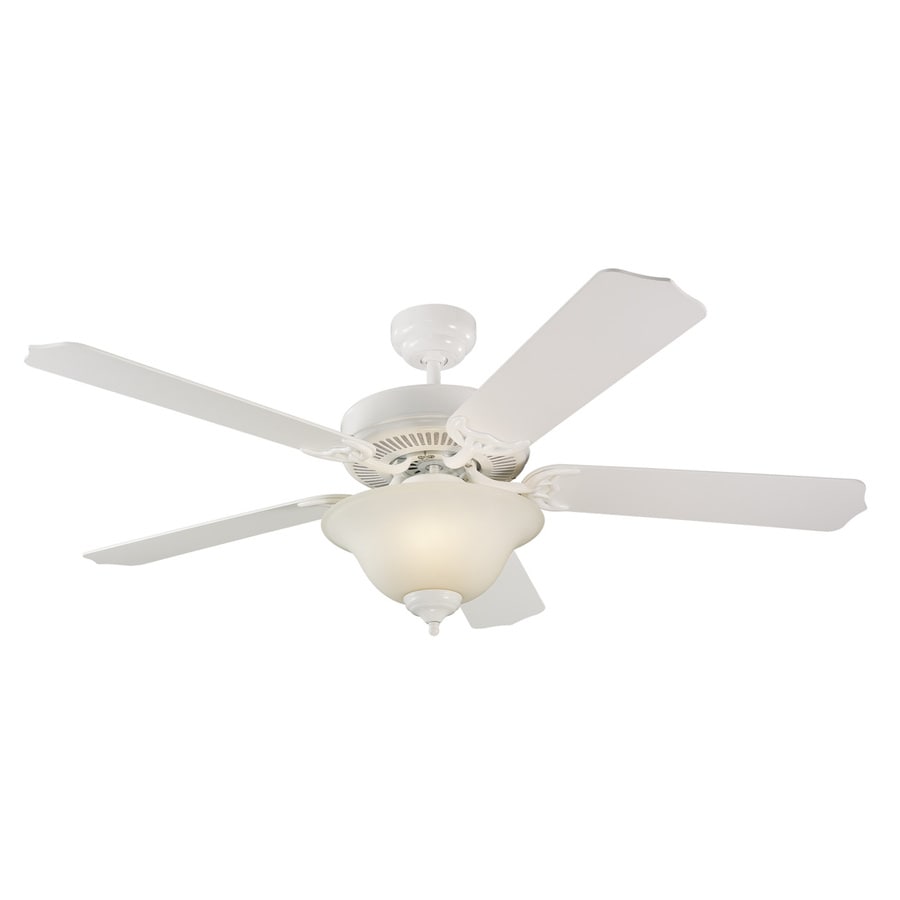 Monte Carlo Fan Company Homeowner Max 52-in White Indoor Downrod or ...