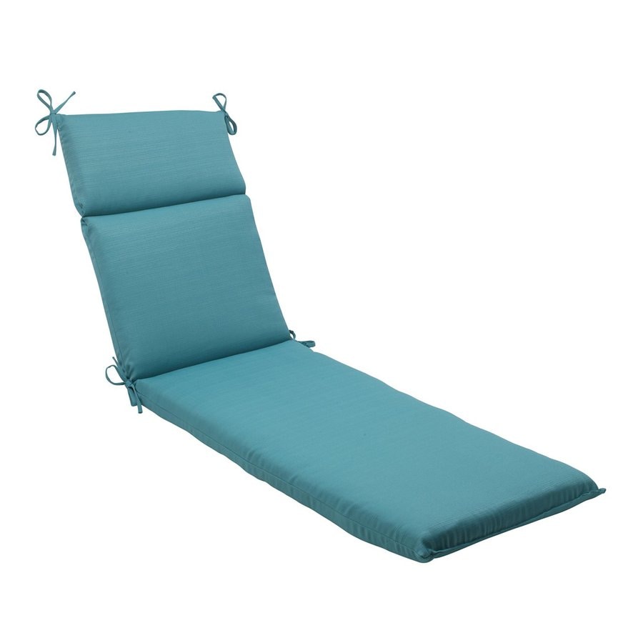 Pillow Perfect 1-Piece Turquoise Patio Chaise Lounge Chair ...