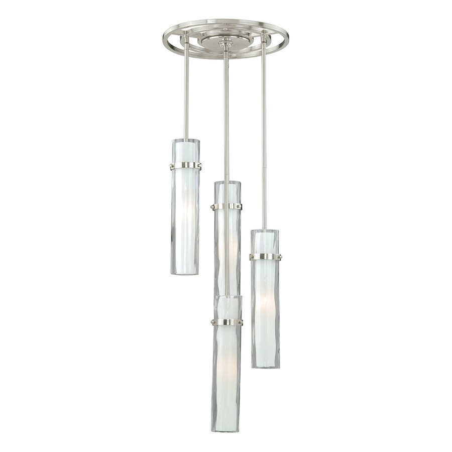 Cascadia Vilo Satin Nickel Modern Clear Glass Cylinder Pendant At Cascadia Vilo Satin Nickel Modern Clear Glass Cylinder Pendant