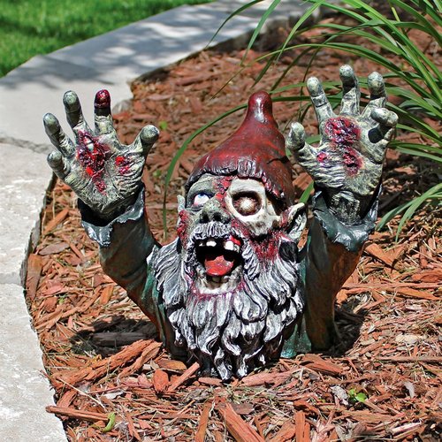 Design Toscano Zombie Garden Gnome Sculpture At Lowes Com