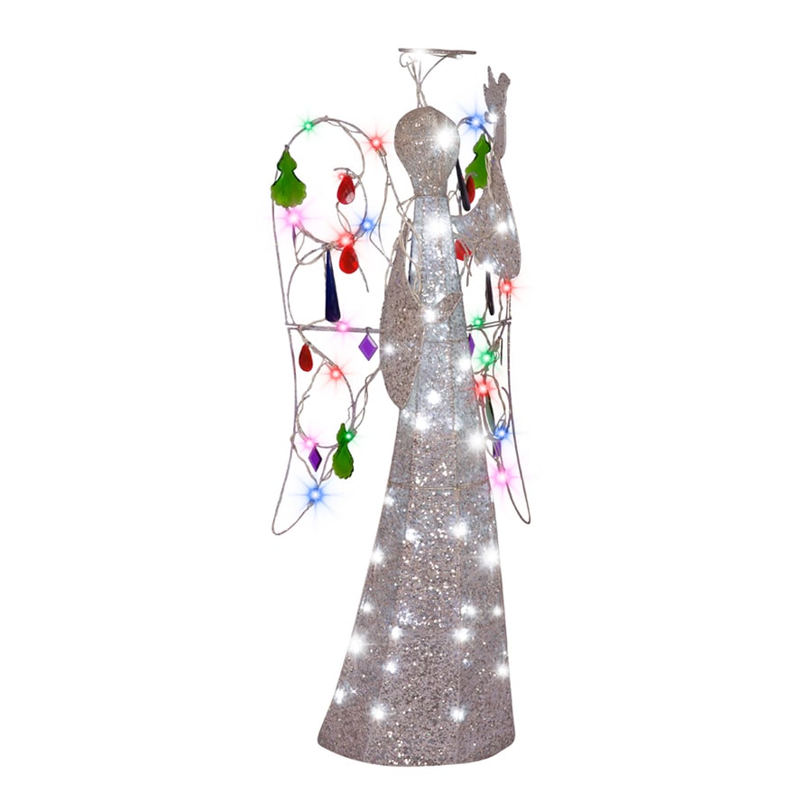 gemmy 397 ft lighted angel freestanding sculpture outdoor christmas decoration with white led lights - Lighted Angel Outdoor Christmas Decorations gemmy 397 ft lighted angel freestanding sculpture outdoor christmas decoration with white led lights - Lighted Angel Outdoor Christmas Decorations