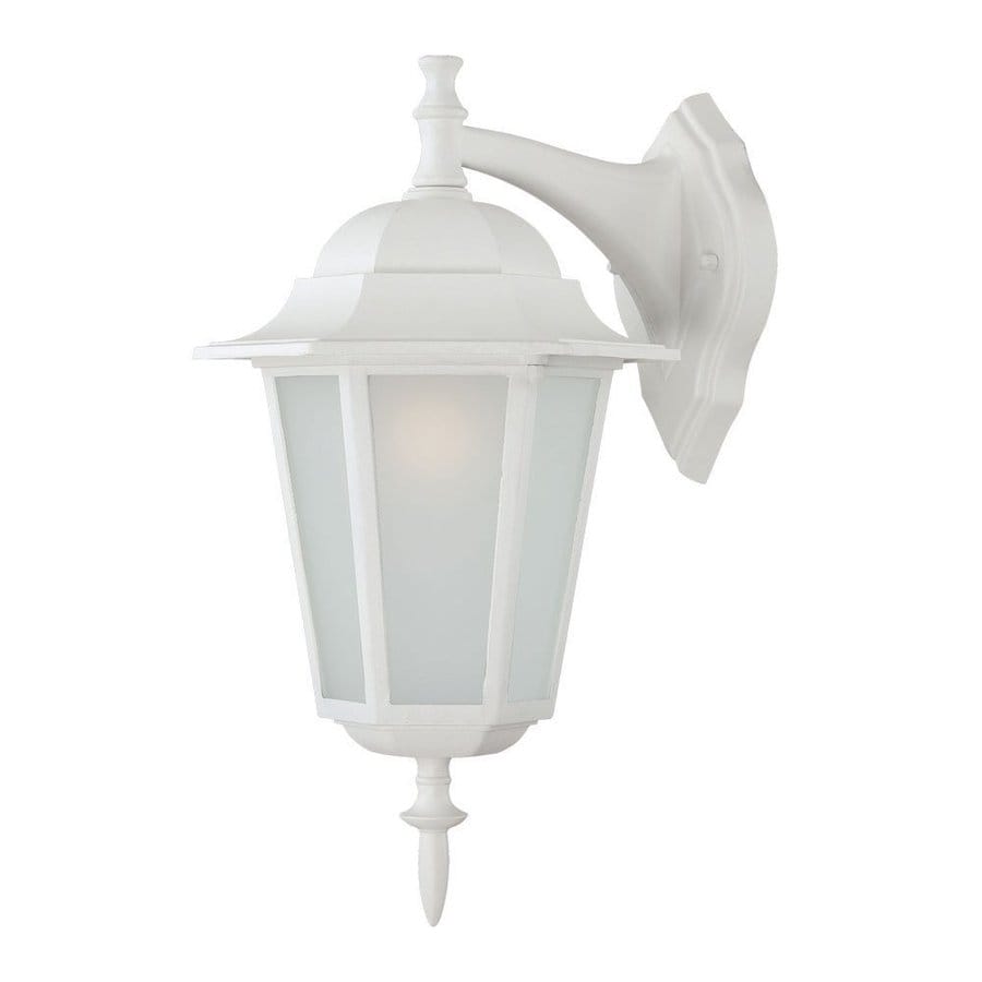 Shop Acclaim Lighting Camelot 16-in H Textured White Outdoor Wall Light at Lowes.com