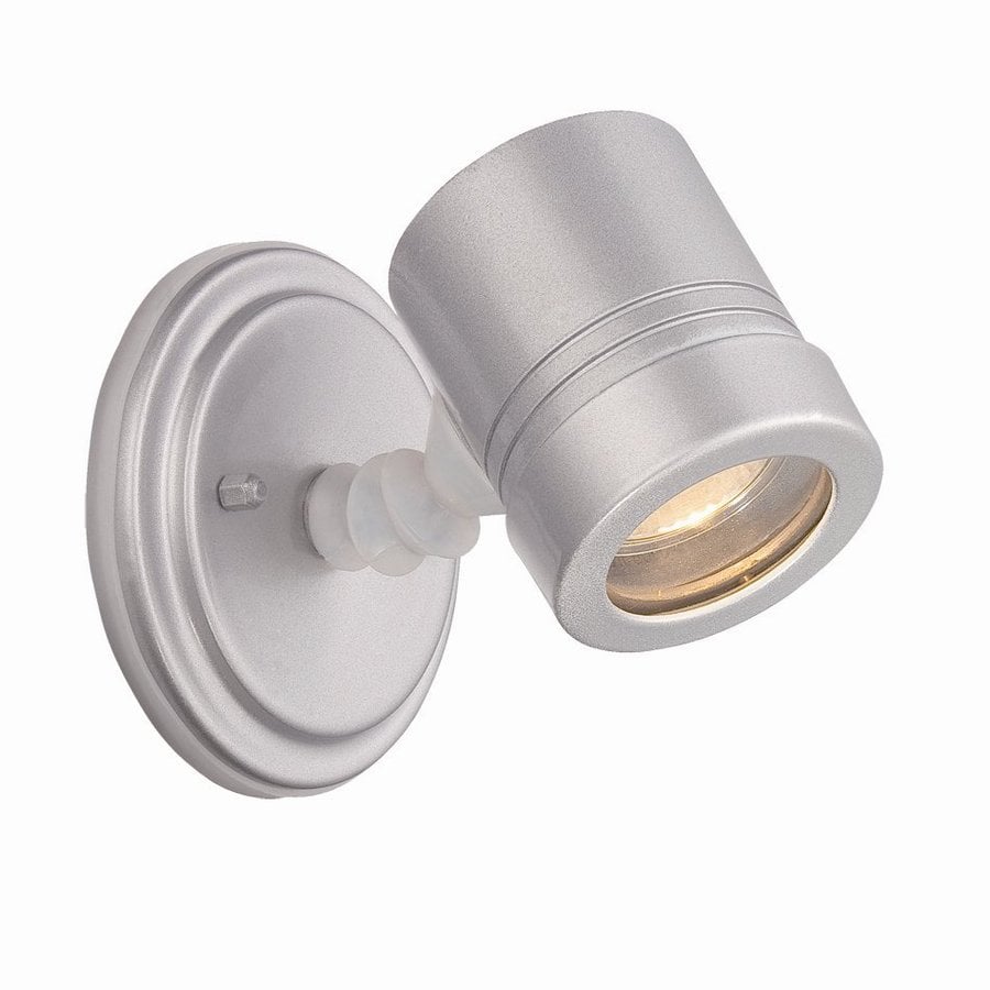 Shop Acclaim Lighting Cylinders 5-in H Brushed Silver Outdoor Wall Light at Lowes.com
