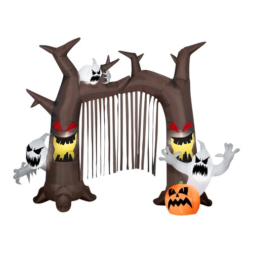 Gemmy 8.99ft Internal Light Archway Tree Halloween Inflatable at Lowes.com