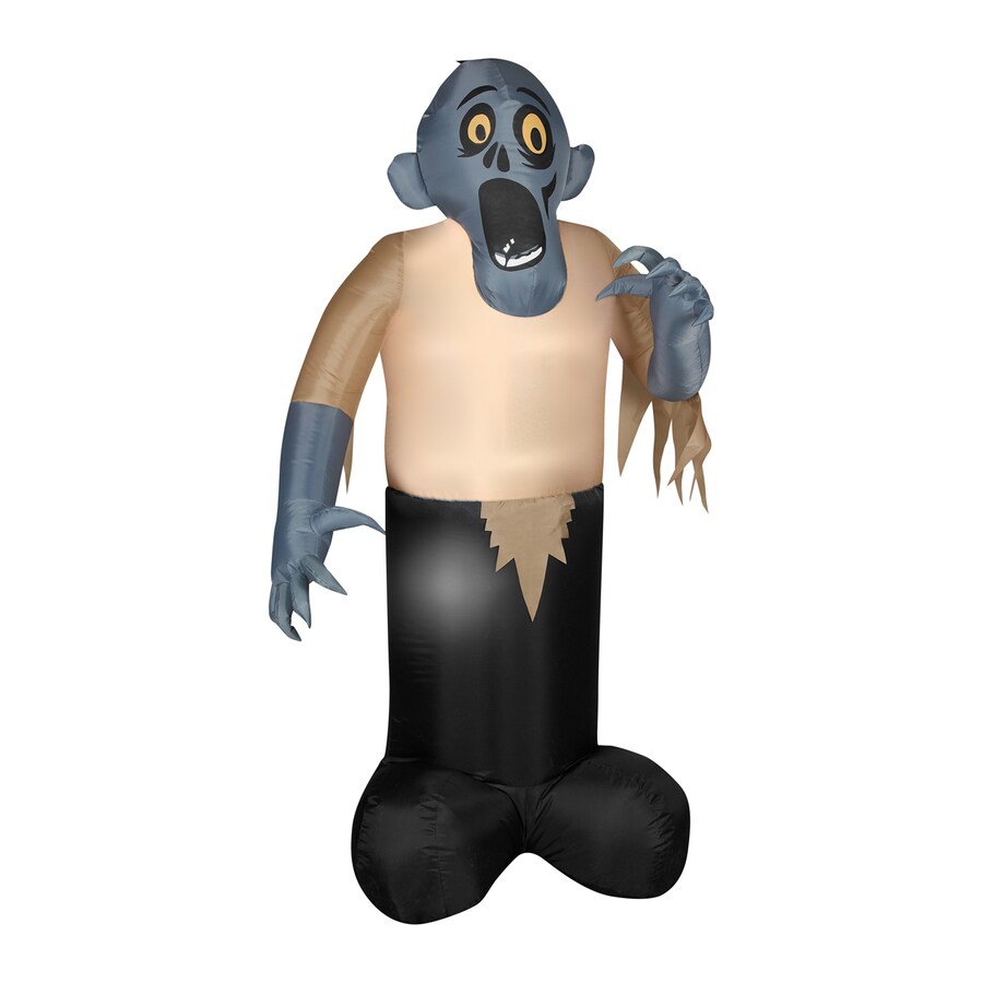 Gemmy 6ft Internal Light Zombie Halloween Inflatable at