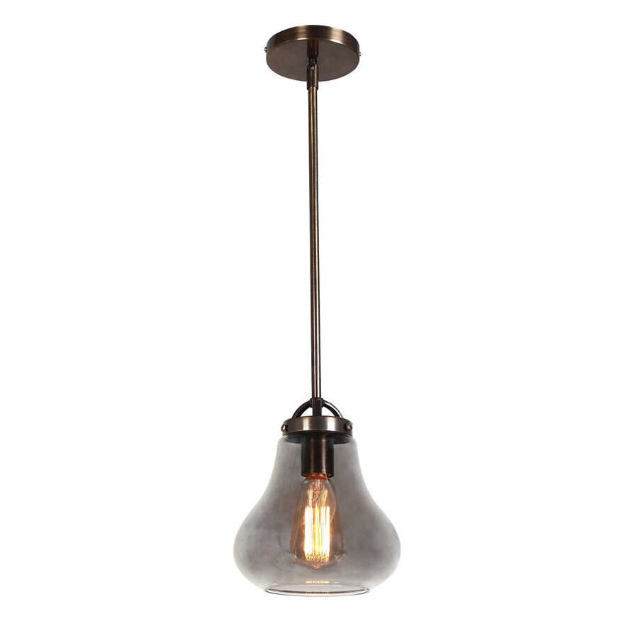 Access Lighting Flux Distressed Bronze Mini Traditional Tinted Glass