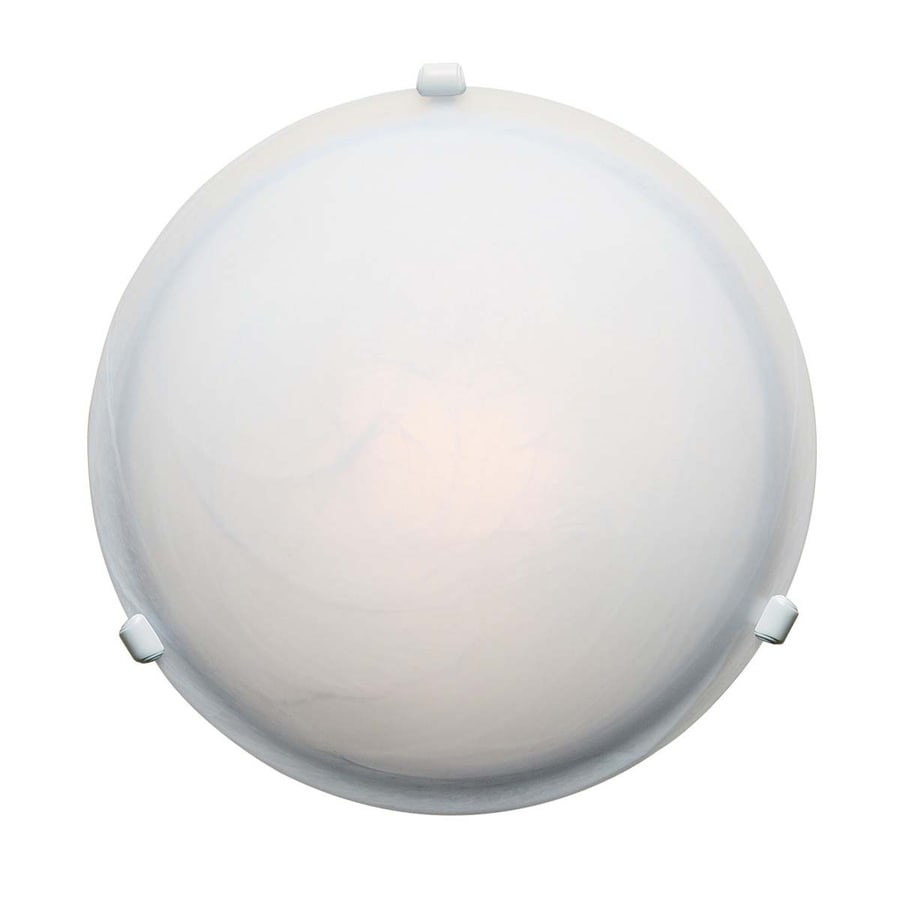 Access Lighting C50046WHALBEN1113BS Nimbus 1-Light 12.5-in White Flush Mount Light
